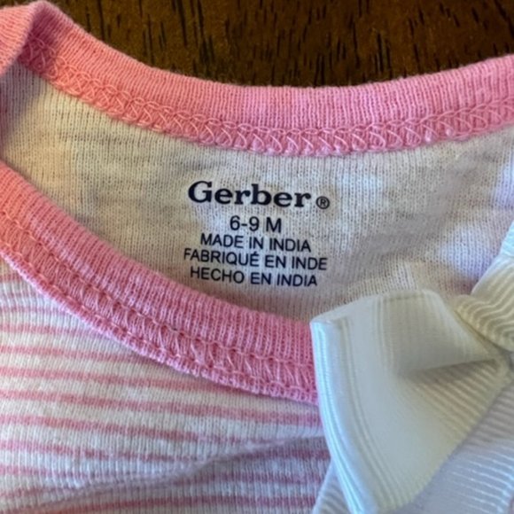 SIX (6) onesies all size 6-9 months, various brands and sleeve sizes - Picture 3 of 13